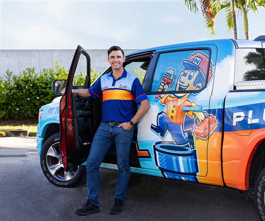 A Next Level Plumbing Employee