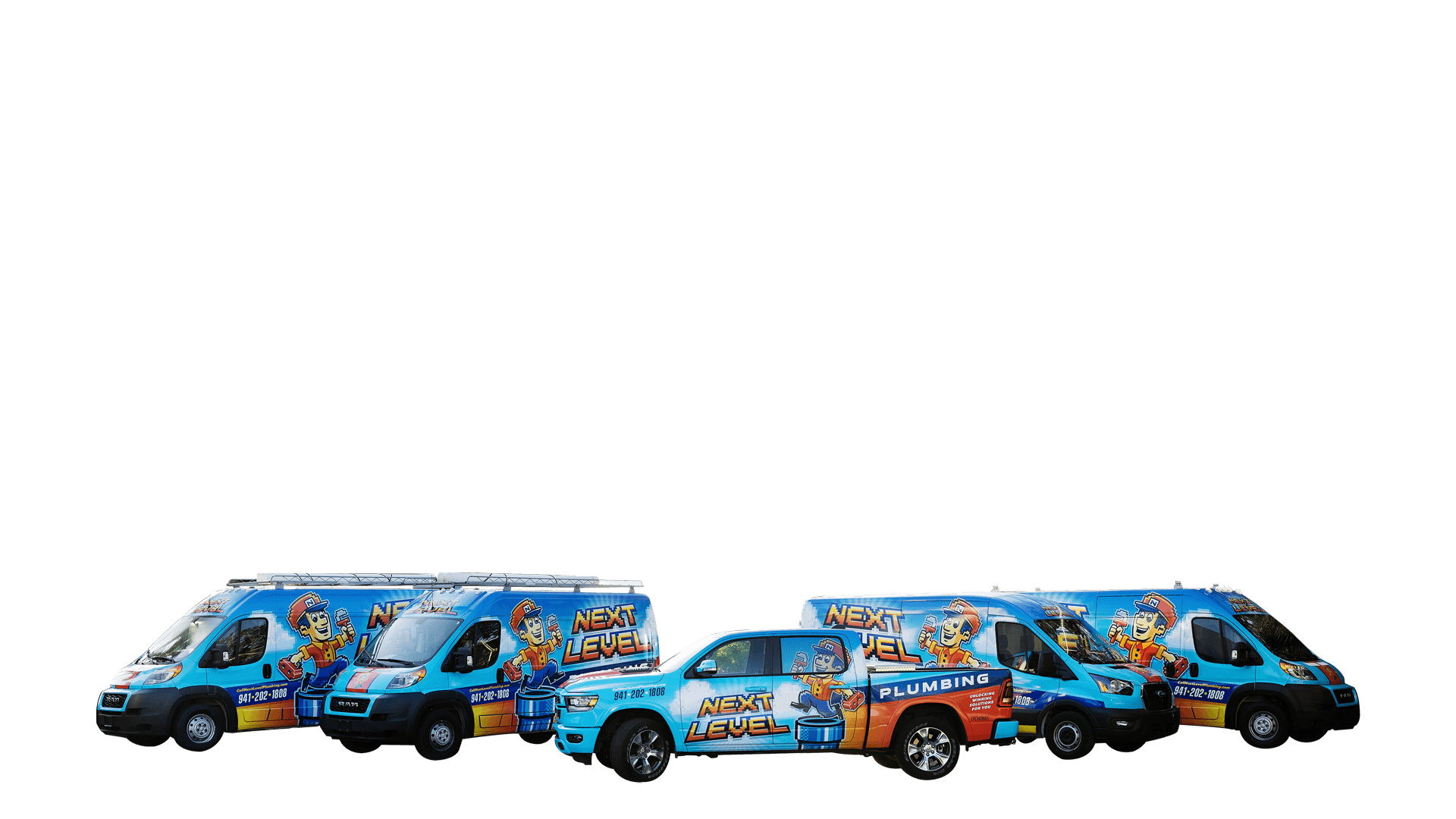 Next Level Plumbing service van
