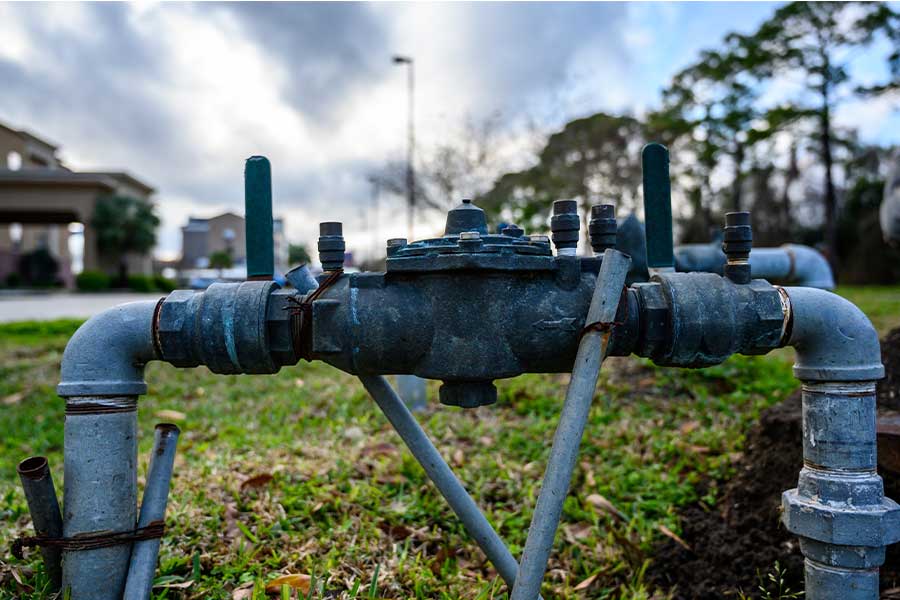 Backflow prevention system repair